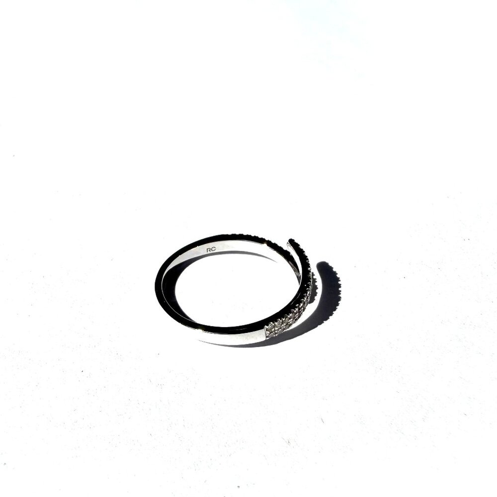 Ring Concierge Open Diamond Wrap Ring 14K White Gold Size 7 - Picture 4 of 7